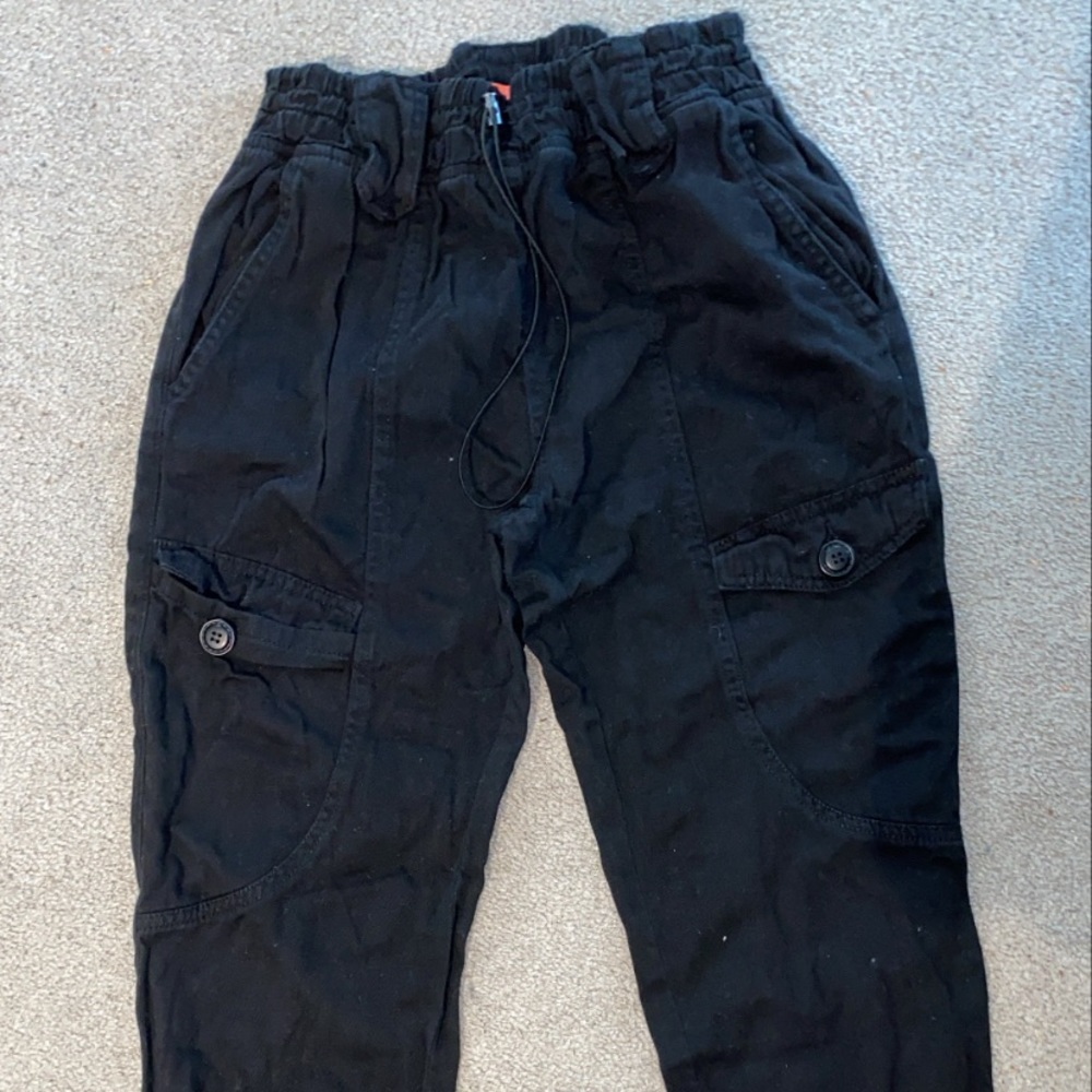black pants